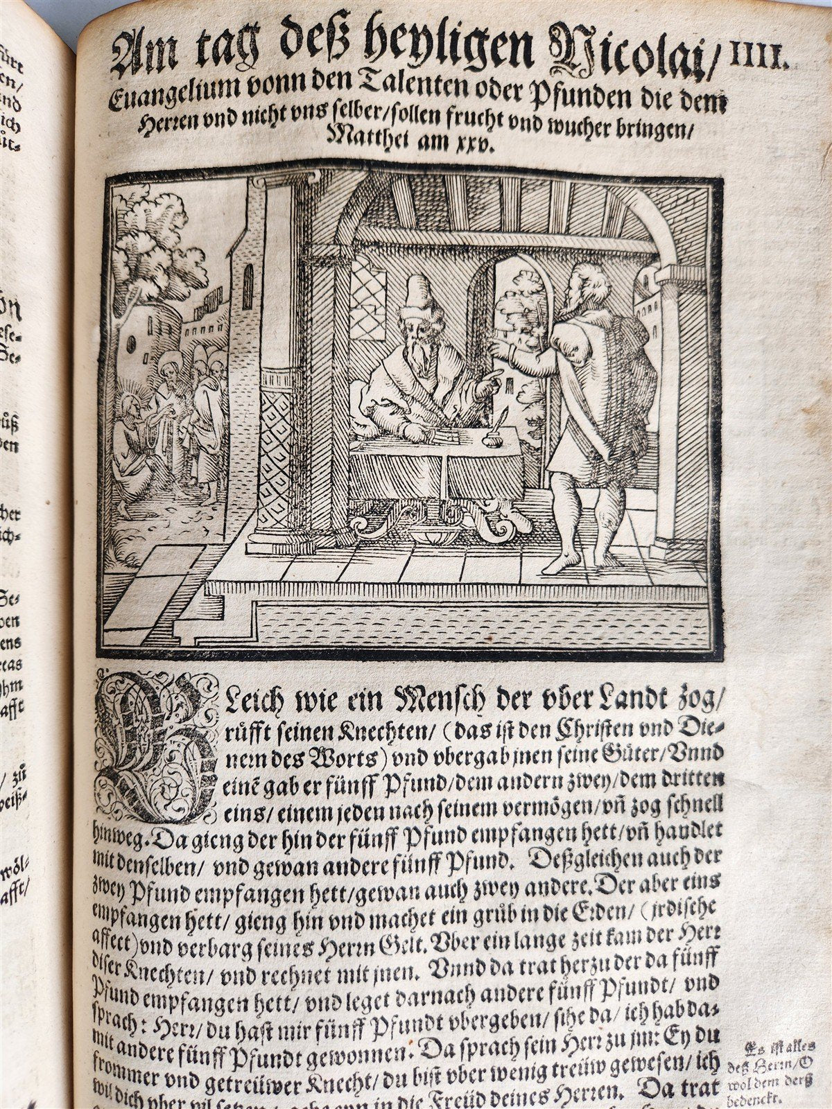 1586 BIBLE COMMENTARY by JOHANN WERNER in GERMAN antique ILLUSTRATED rare FOLIO