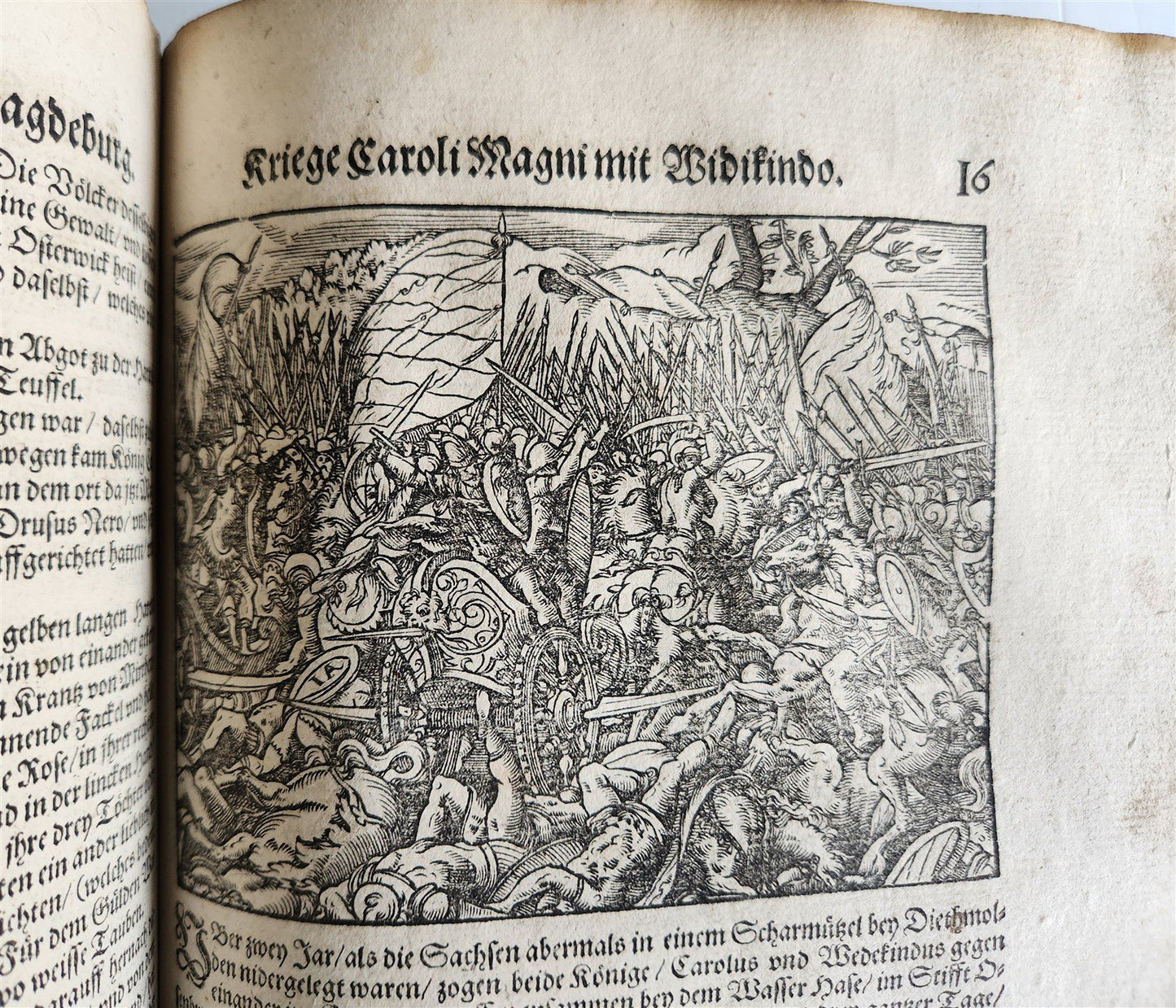 1586-1606 TRAVEL GUIDE TO BIBLE in GERMAN antique ILLUSTRATED rare FOLIO