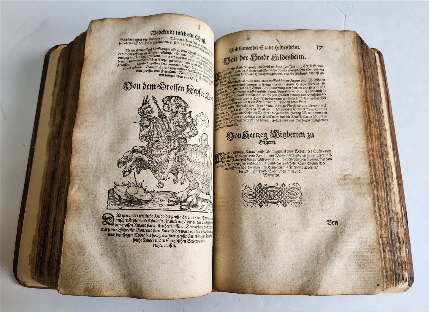 1586-1606 TRAVEL GUIDE TO BIBLE in GERMAN antique ILLUSTRATED rare FOLIO