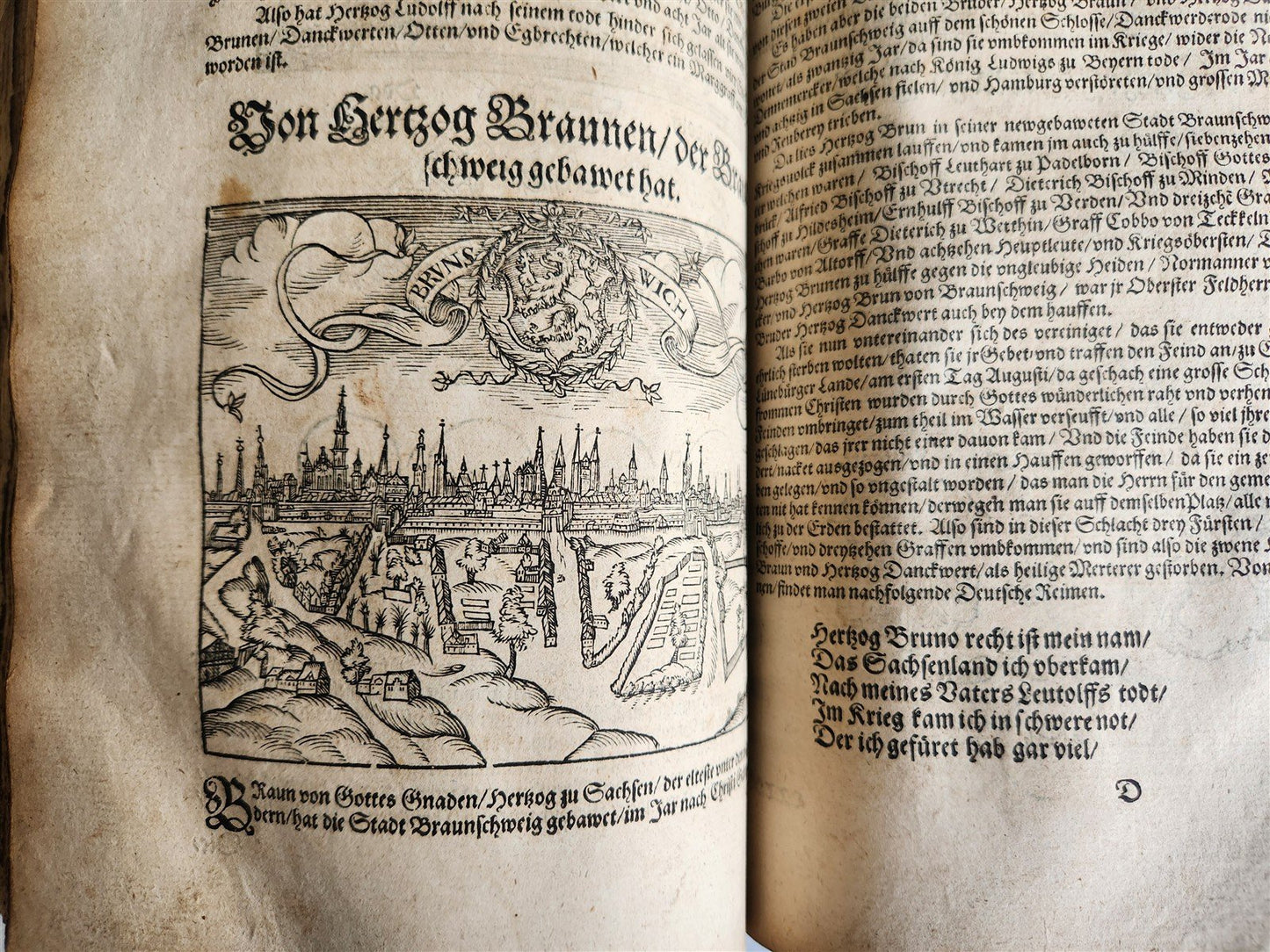 1586-1606 TRAVEL GUIDE TO BIBLE in GERMAN antique ILLUSTRATED rare FOLIO