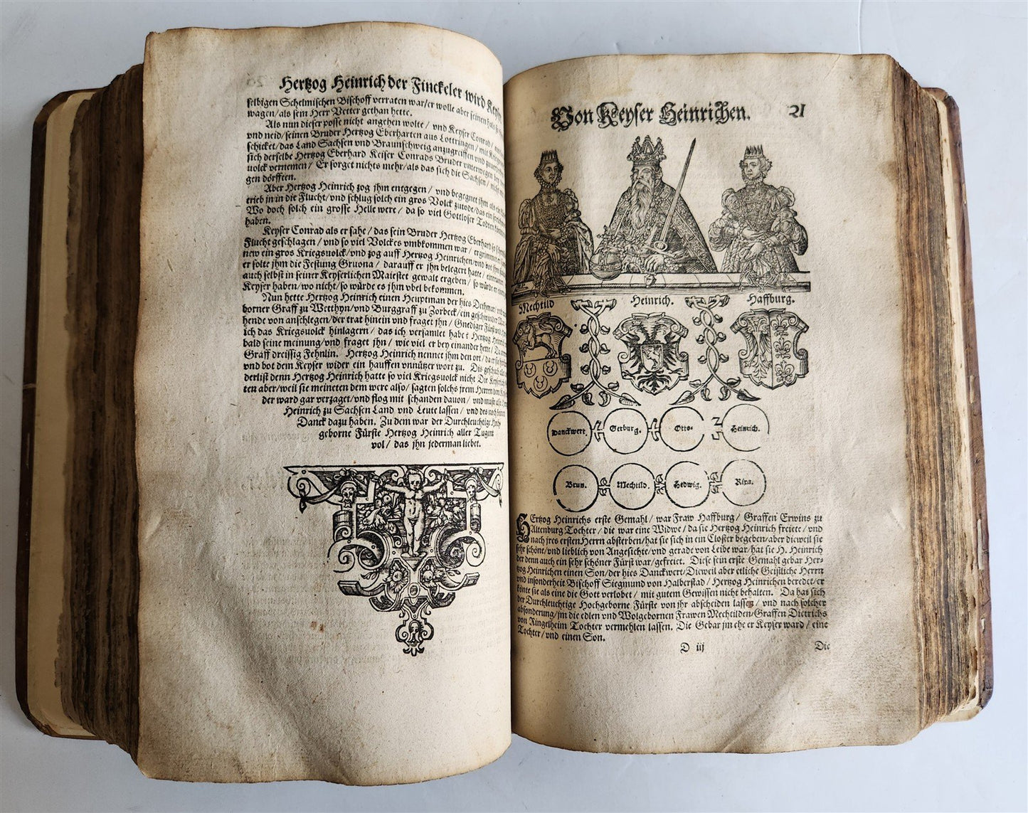 1586-1606 TRAVEL GUIDE TO BIBLE in GERMAN antique ILLUSTRATED rare FOLIO