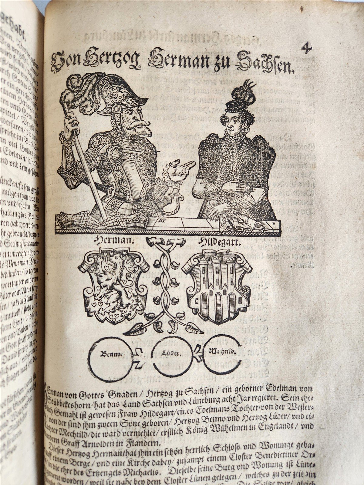 1586-1606 TRAVEL GUIDE TO BIBLE in GERMAN antique ILLUSTRATED rare FOLIO