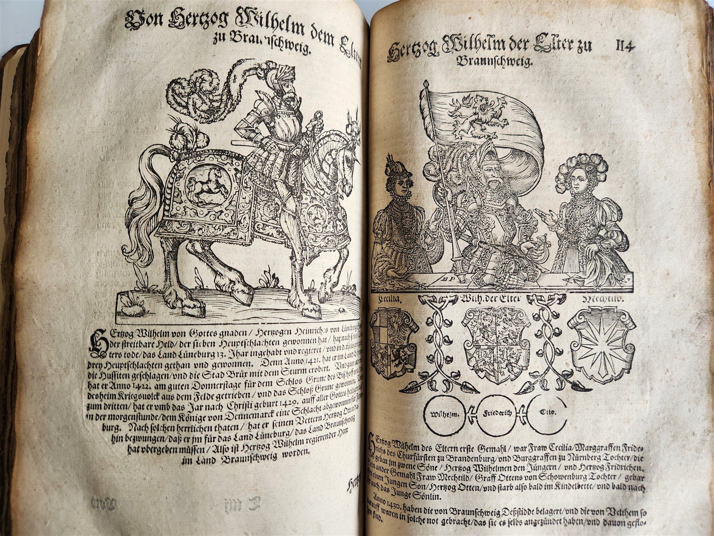 1586-1606 TRAVEL GUIDE TO BIBLE in GERMAN antique ILLUSTRATED rare FOLIO