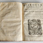 1619 SURGICAL TREATISE of FABRICIUS antique MEDICAL