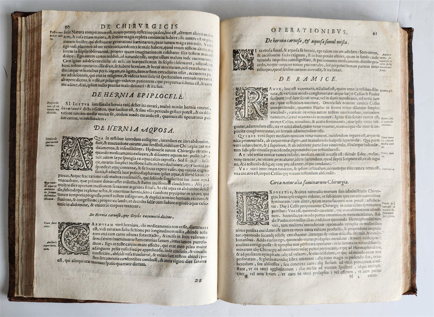 1619 SURGICAL TREATISE of FABRICIUS antique MEDICAL