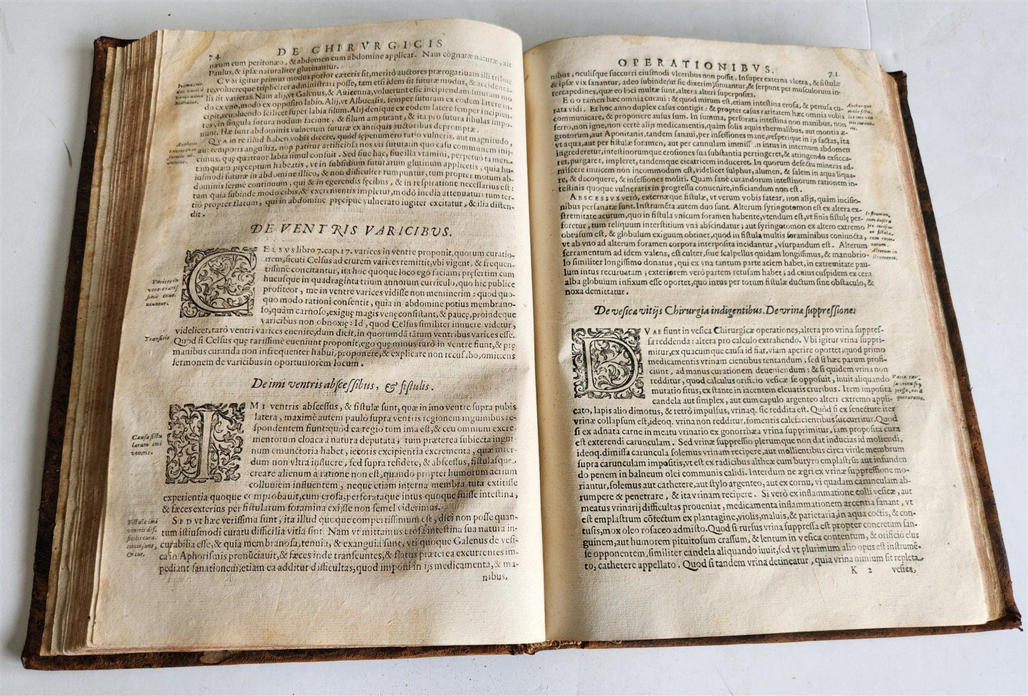 1619 SURGICAL TREATISE of FABRICIUS antique MEDICAL