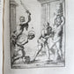1753 ILLUSTRATED TORTURE & EXECUTION of EARLY CHRISTIANS antique 3 VOLS vellum