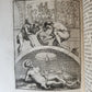 1753 ILLUSTRATED TORTURE & EXECUTION of EARLY CHRISTIANS antique 3 VOLS vellum