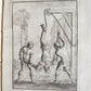 1753 ILLUSTRATED TORTURE & EXECUTION of EARLY CHRISTIANS antique 3 VOLS vellum