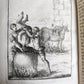 1753 ILLUSTRATED TORTURE & EXECUTION of EARLY CHRISTIANS antique 3 VOLS vellum