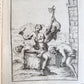 1753 ILLUSTRATED TORTURE & EXECUTION of EARLY CHRISTIANS antique 3 VOLS vellum