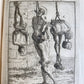 1753 ILLUSTRATED TORTURE & EXECUTION of EARLY CHRISTIANS antique 3 VOLS vellum
