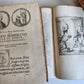 1753 ILLUSTRATED TORTURE & EXECUTION of EARLY CHRISTIANS antique 3 VOLS vellum