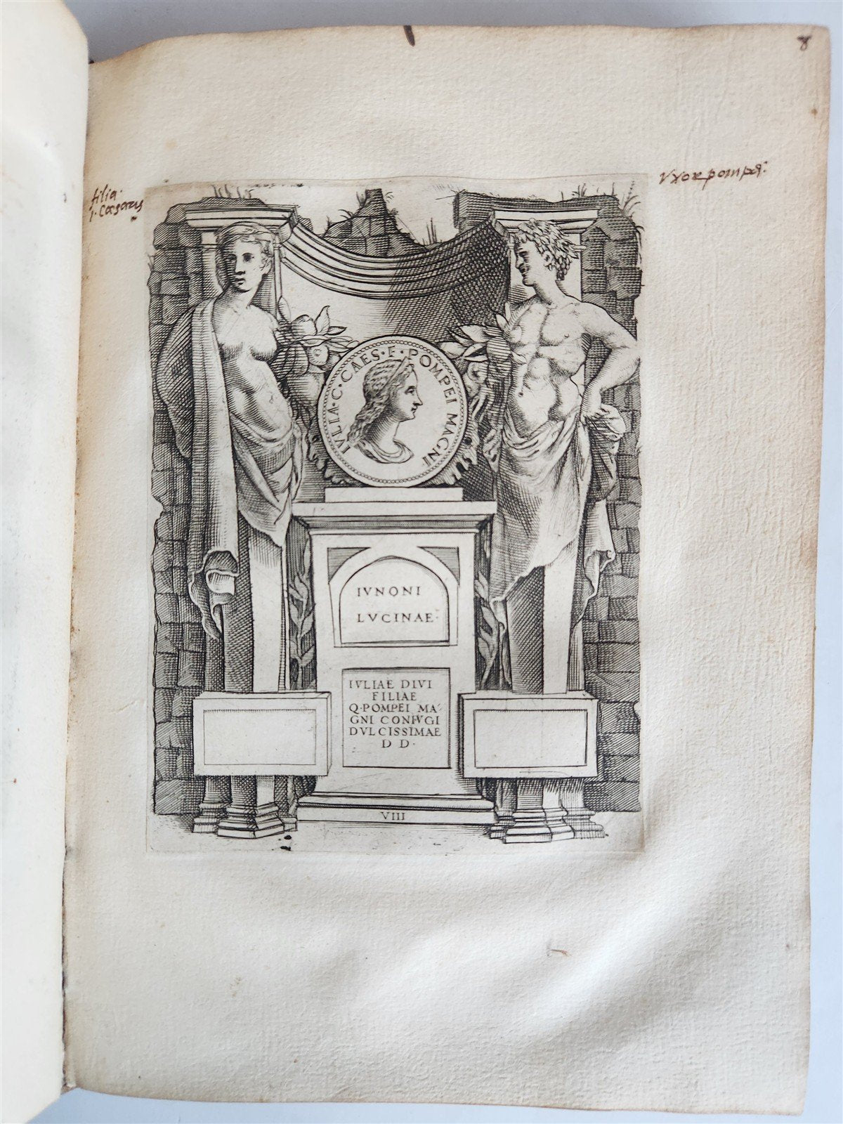 1600 ILLUSTRATED ROMAN EMPRESSES PORTRAITS antique 55 COPPER PLATES