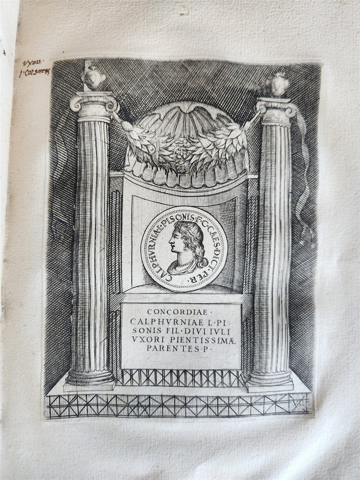 1600 ILLUSTRATED ROMAN EMPRESSES PORTRAITS antique 55 COPPER PLATES