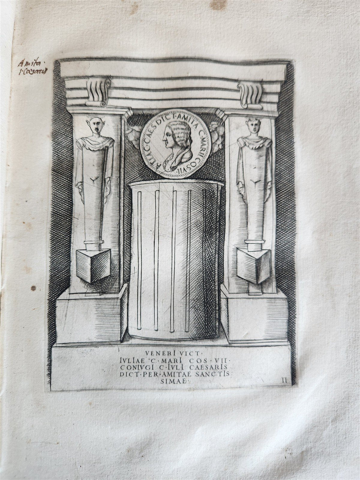 1600 ILLUSTRATED ROMAN EMPRESSES PORTRAITS antique 55 COPPER PLATES