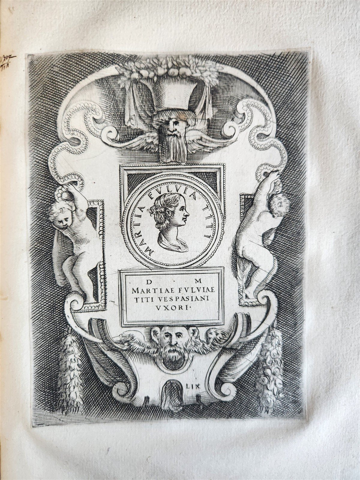 1600 ILLUSTRATED ROMAN EMPRESSES PORTRAITS antique 55 COPPER PLATES