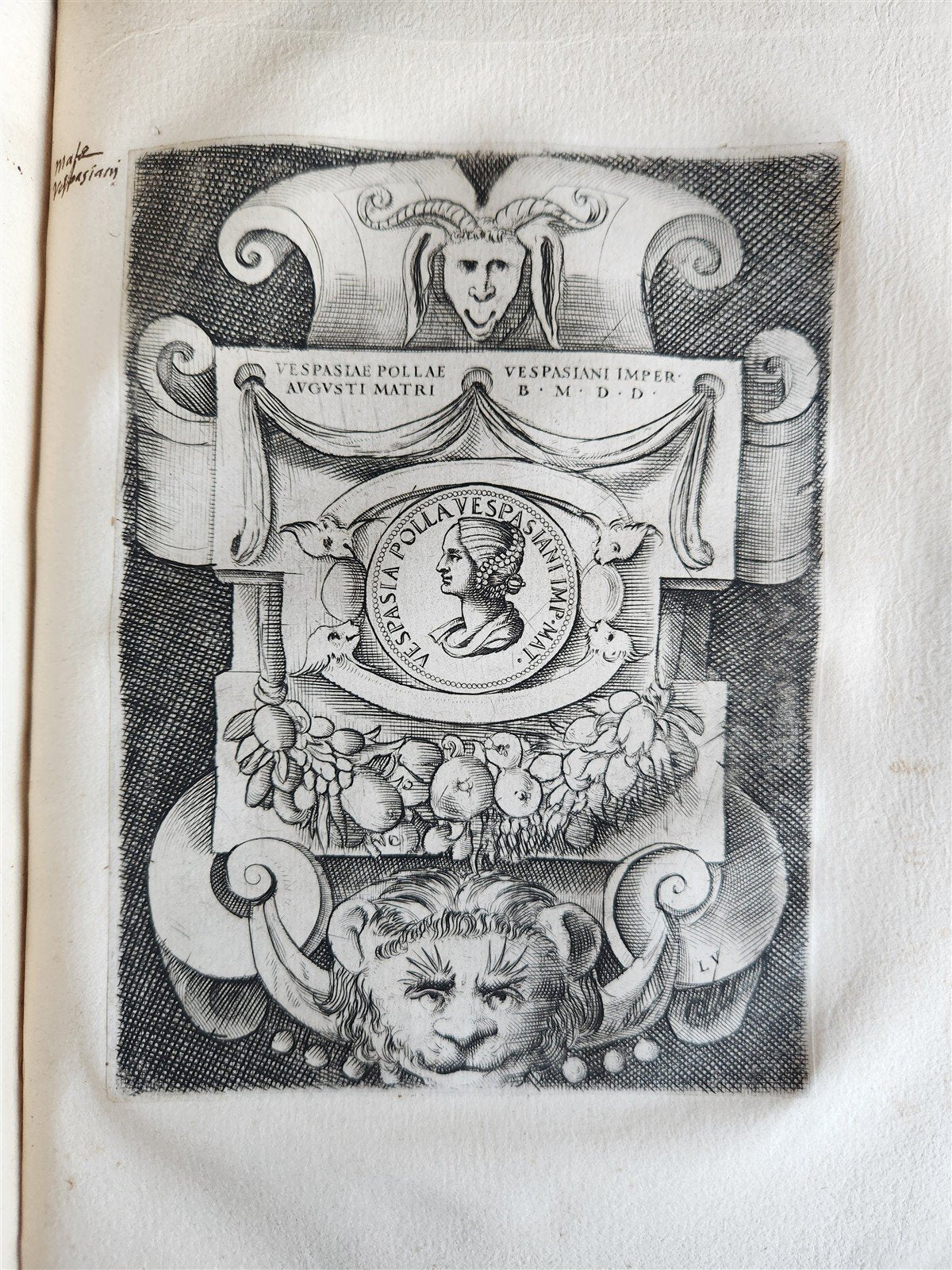 1600 ILLUSTRATED ROMAN EMPRESSES PORTRAITS antique 55 COPPER PLATES