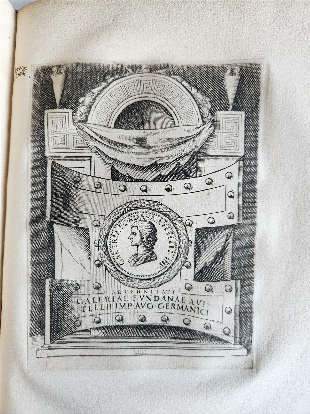 1600 ILLUSTRATED ROMAN EMPRESSES PORTRAITS antique 55 COPPER PLATES