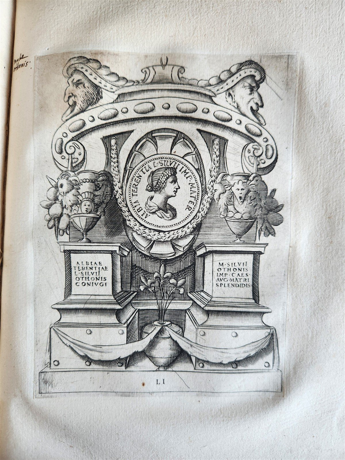 1600 ILLUSTRATED ROMAN EMPRESSES PORTRAITS antique 55 COPPER PLATES