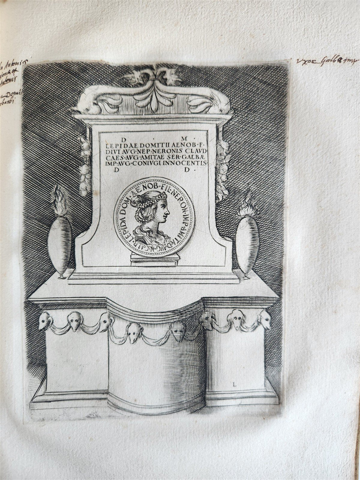 1600 ILLUSTRATED ROMAN EMPRESSES PORTRAITS antique 55 COPPER PLATES