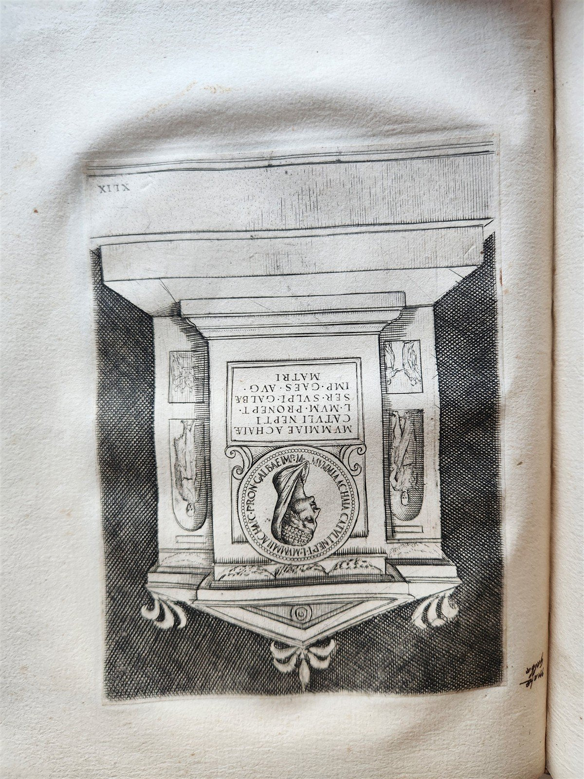 1600 ILLUSTRATED ROMAN EMPRESSES PORTRAITS antique 55 COPPER PLATES