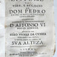 1666 KING PEDRO HISTORY in PORTUGUESE antique VELLUM BOUND w/ MANUSCRIPT SPINE
