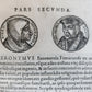 1578 NOTABLE MEN BIOGRAPHIES ILLUSTRATED antique Promtuarii iconum VELLUM 16th C