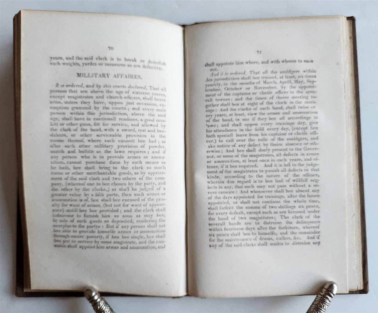 1822 CODE OF 1650 CONNECTICUT BLUE LAWS antique AMERICANA