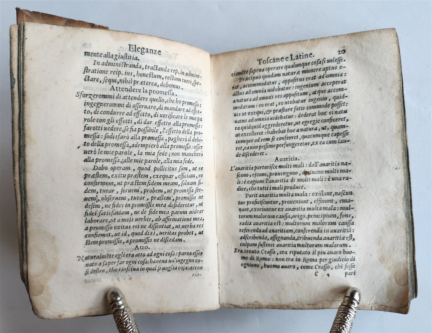 1565 ALDUS PRESS Elegance of the Tuscan and Latin Languages antique ALDINE