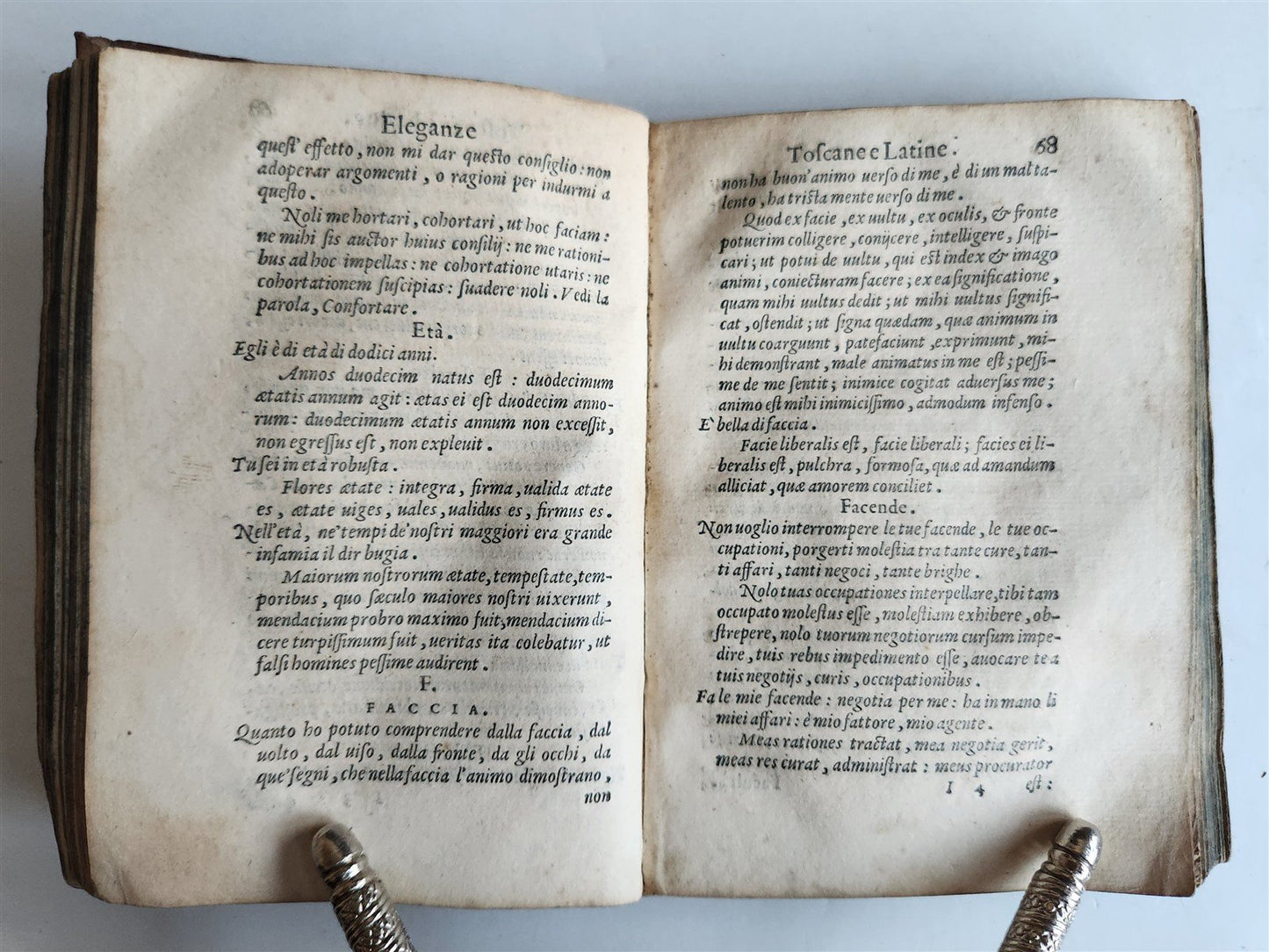 1565 ALDUS PRESS Elegance of the Tuscan and Latin Languages antique ALDINE