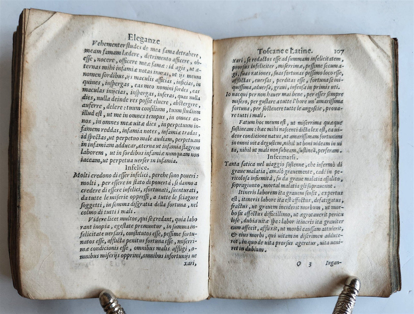 1565 ALDUS PRESS Elegance of the Tuscan and Latin Languages antique ALDINE