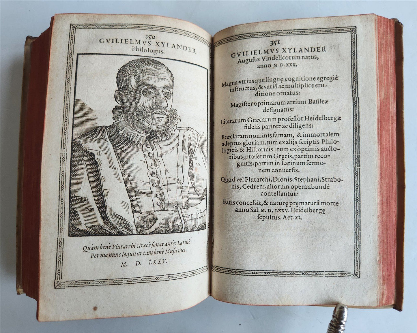 1590 IMAGES of ILLUSTRIOUS MEN antique ILLUSTRATED Icones sive Imagines virorum