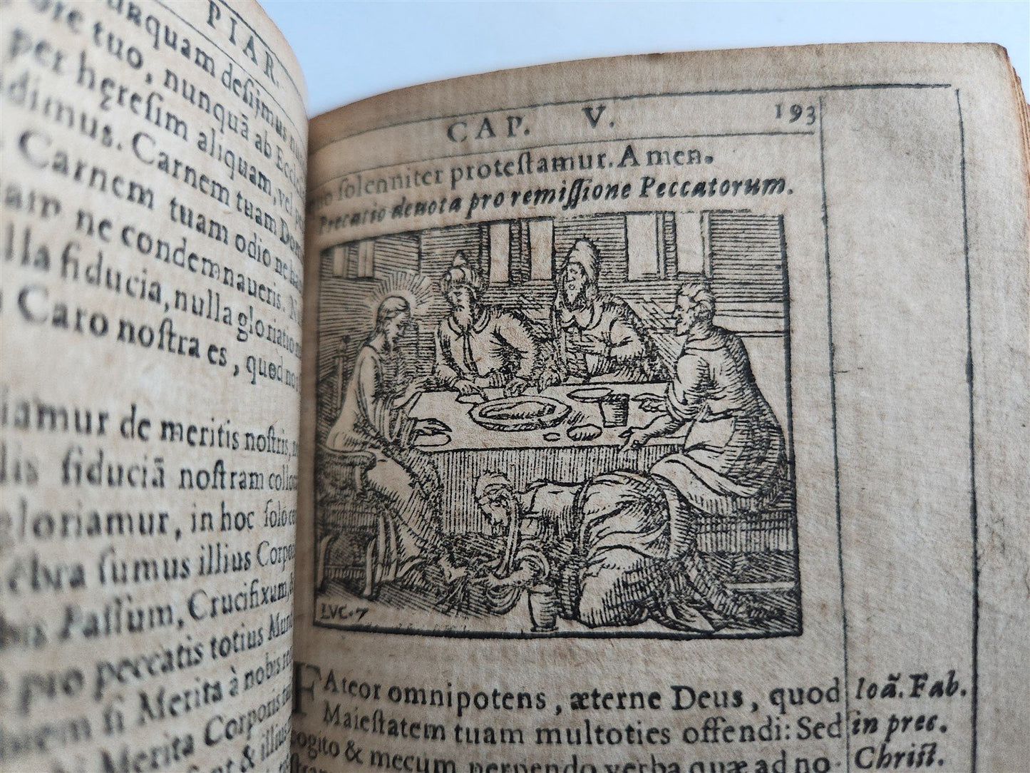 1588 THEOLOGY antique ILLUSTRATED w/ 93 WOODCUT ENGRAVINGS PIGSKIN BINDING
