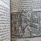 1588 THEOLOGY antique ILLUSTRATED w/ 93 WOODCUT ENGRAVINGS PIGSKIN BINDING