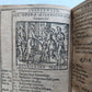 1588 THEOLOGY antique ILLUSTRATED w/ 93 WOODCUT ENGRAVINGS PIGSKIN BINDING