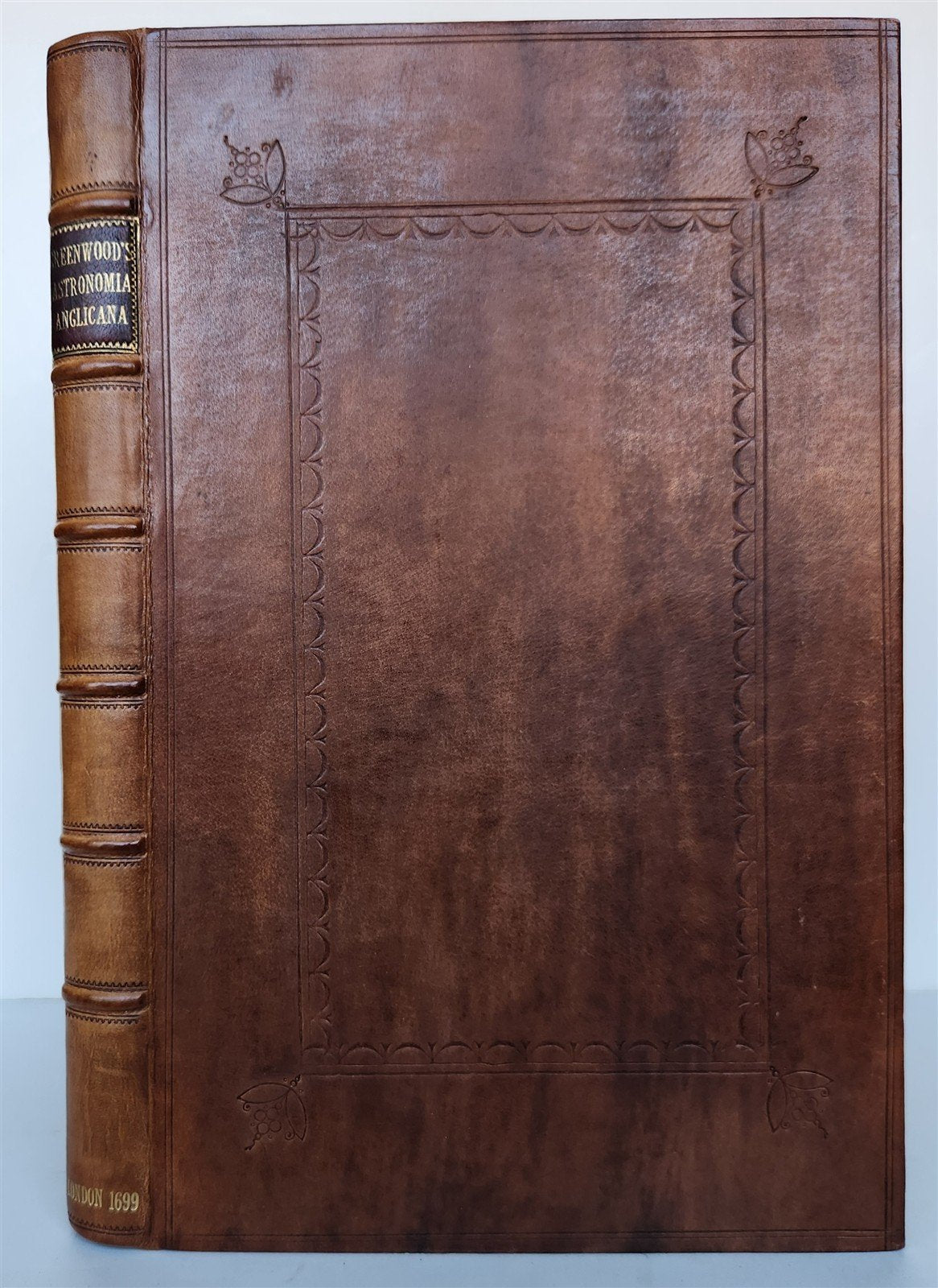 1699 ASTRONOMIA ANGLICANA in ENGLISH by N. Greenwood antique ILLUSTRATED scarce