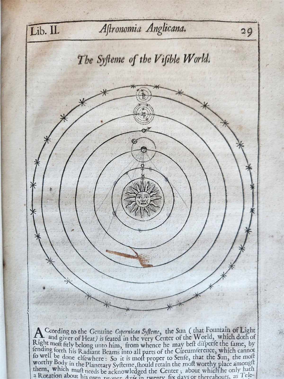 1699 ASTRONOMIA ANGLICANA in ENGLISH by N. Greenwood antique ILLUSTRATED scarce