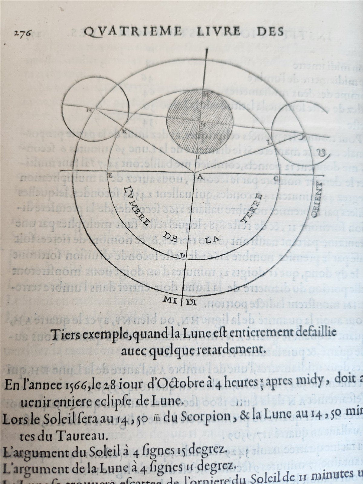 1557 ASTRONOMY ILLUSTRATED antique Les Institutions Astronomiques J.P. de Mesmes