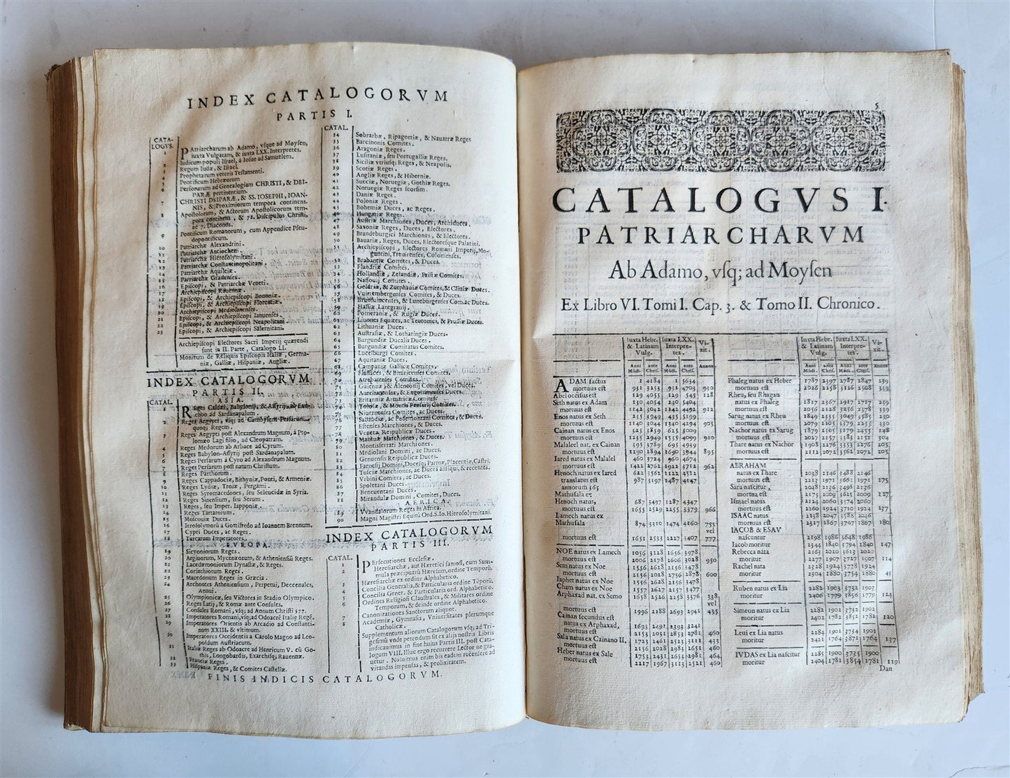 1669 CHRONOLOGIAE REFORMATAE by ASTRONOMER G. Riccioli antique 2 VELLUM FOLIOS