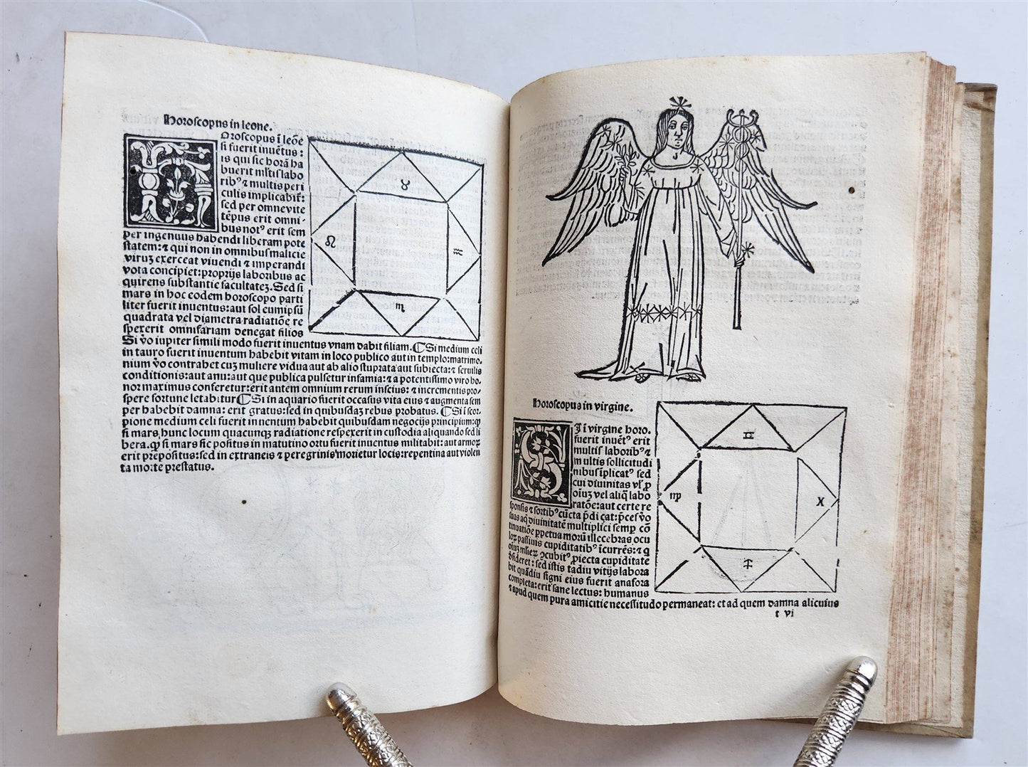 1502 ASTROLOGY POST-INCUNABUL ILLUSTRATED antique Astrolabium Planum by J.ENGEL