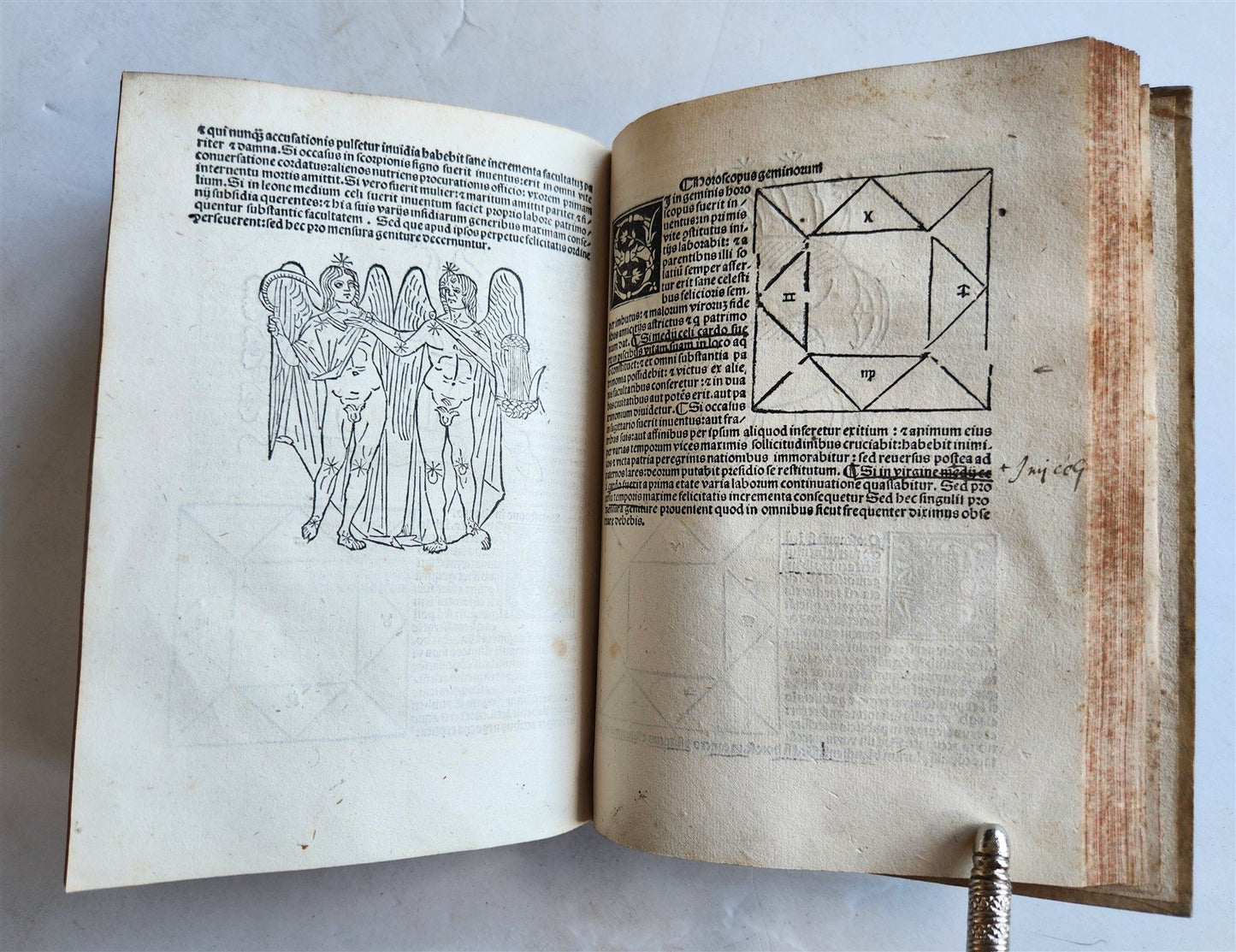 1502 ASTROLOGY POST-INCUNABUL ILLUSTRATED antique Astrolabium Planum by J.ENGEL