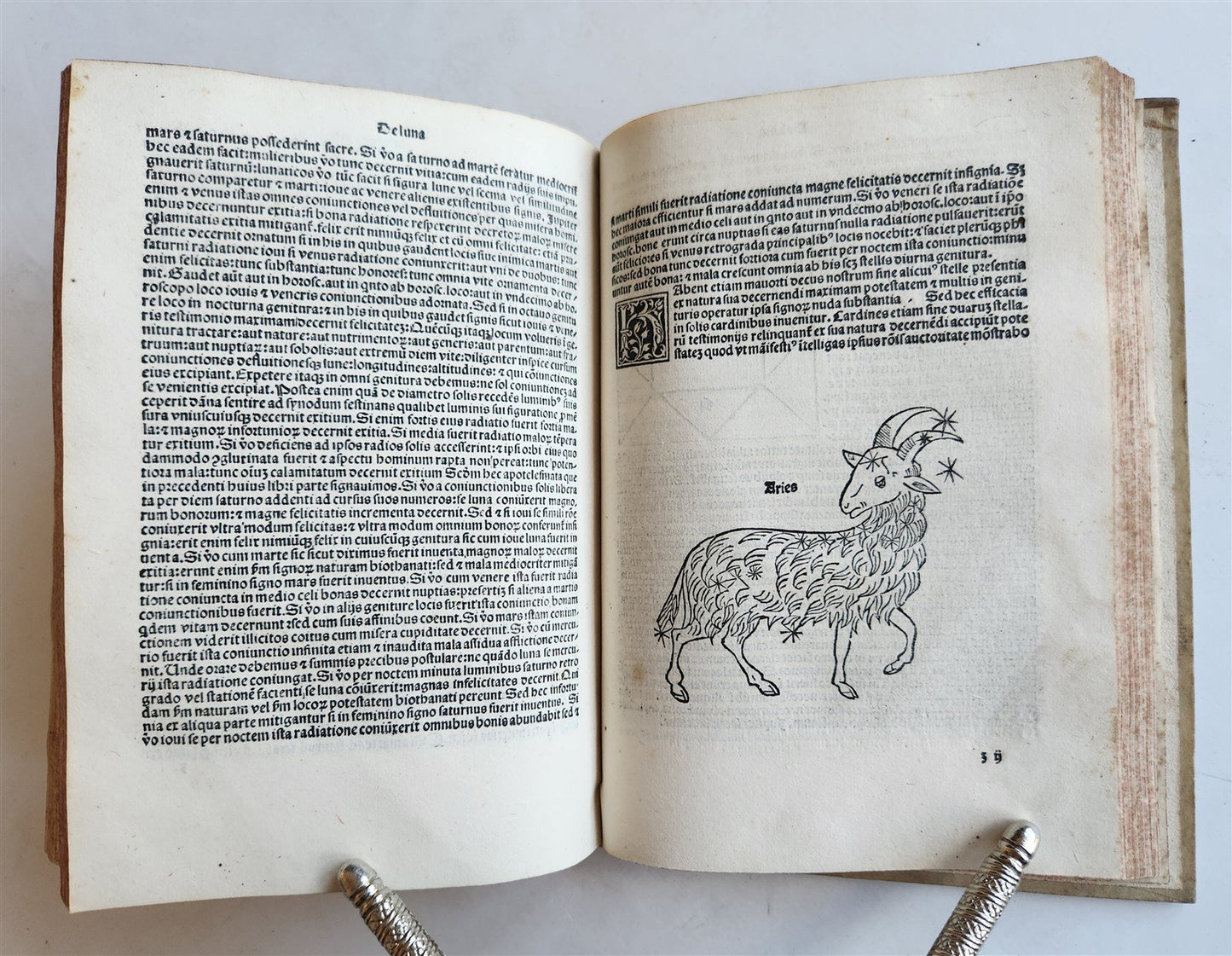 1502 ASTROLOGY POST-INCUNABUL ILLUSTRATED antique Astrolabium Planum by J.ENGEL