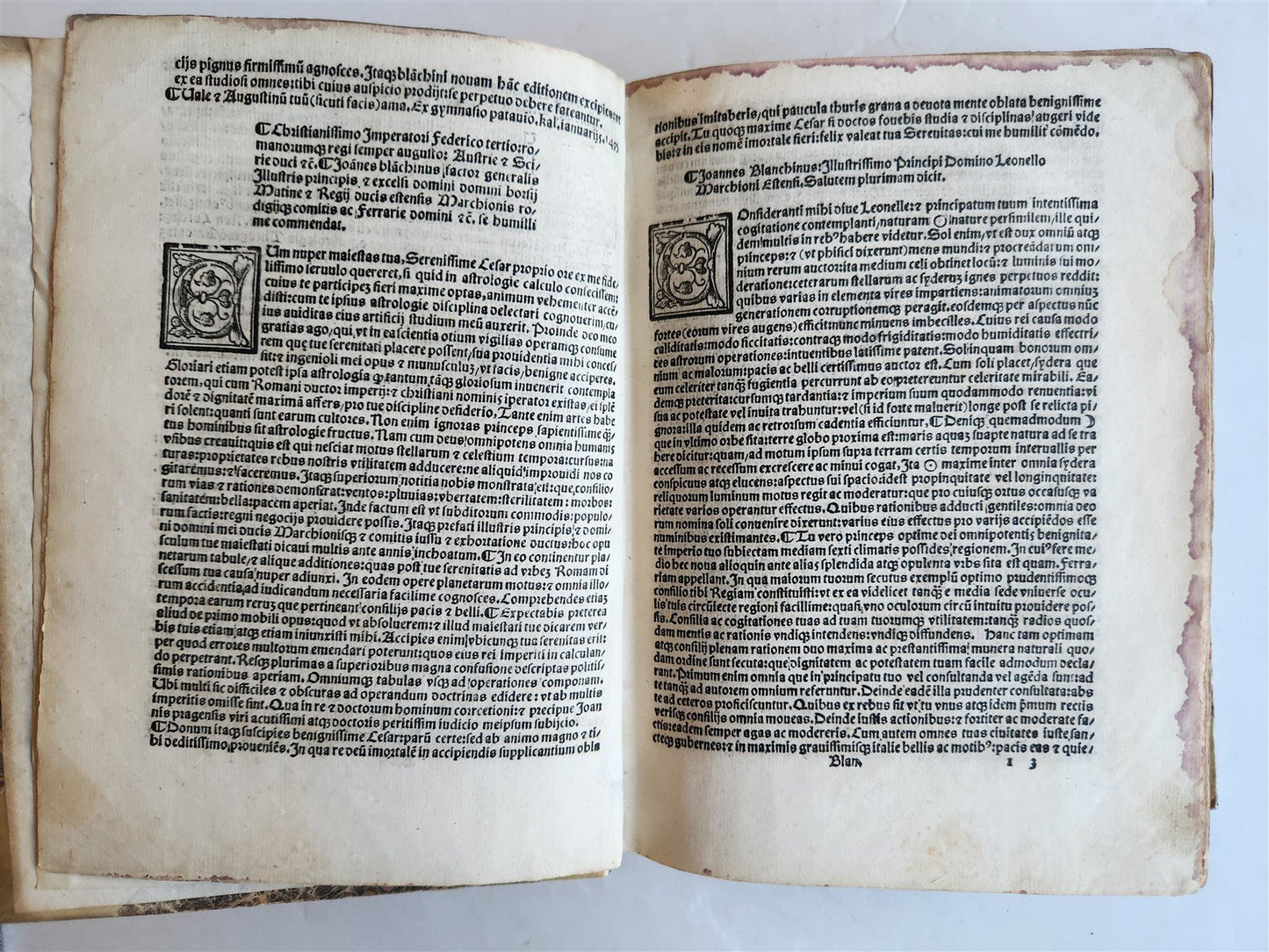 1526 ASTROLOGY ASTRONOMY TABULE Giovanni Bianchini POST-INCUNABULA antique RARE
