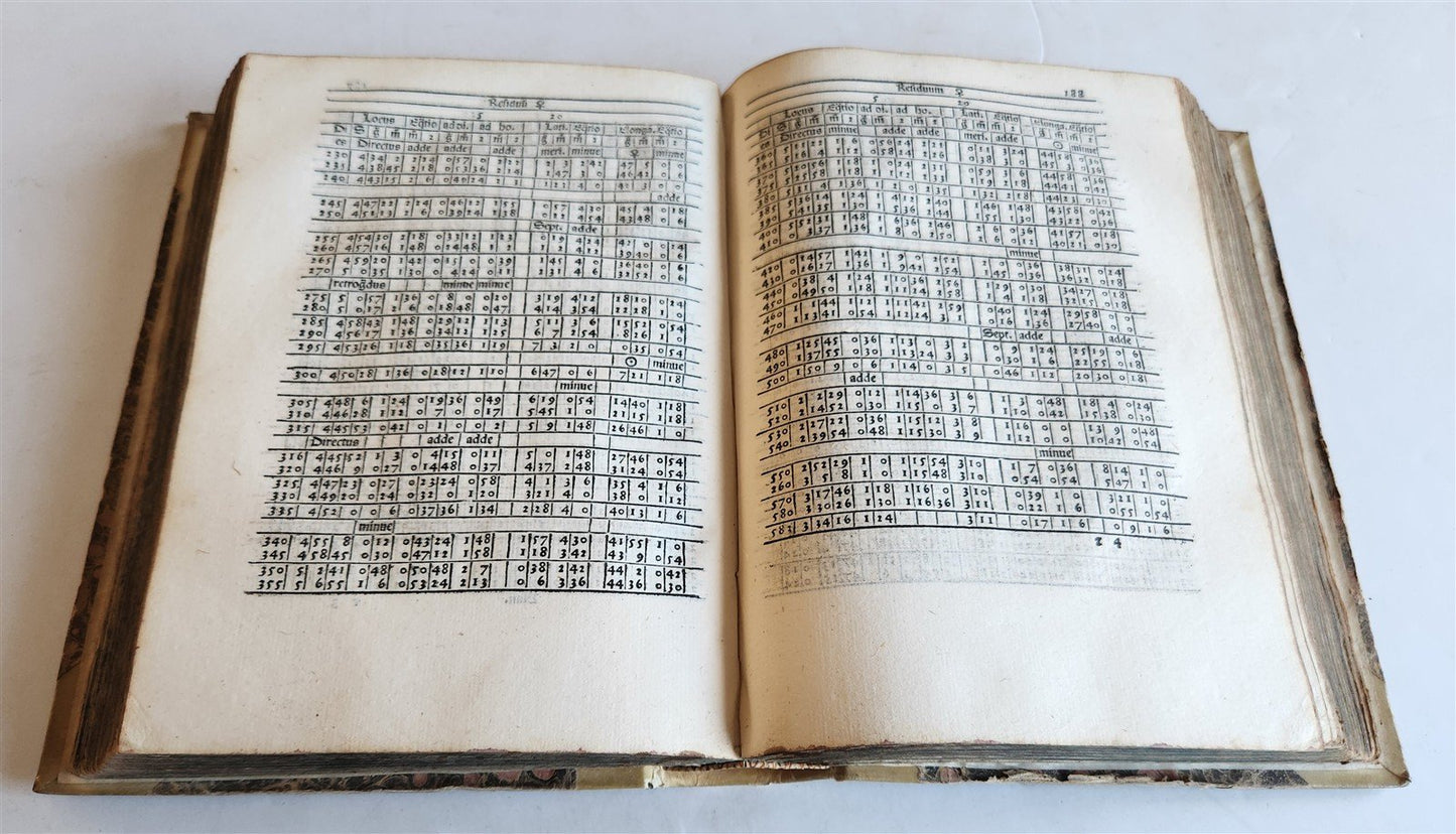 1526 ASTROLOGY ASTRONOMY TABULE Giovanni Bianchini POST-INCUNABULA antique RARE