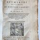 1588 ASTRONOMY & ASTROLOGY Almanac o Vero Efemeridi de Pianeti antique RARE