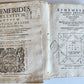 1582 ASTRONOMY & ASTROLOGY Ephemerides Coelestium Motuum ANTIQUE 2 vellum vols