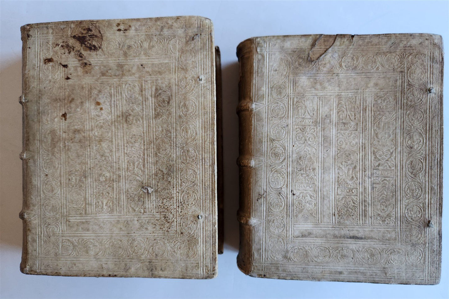 1581 ASTROLOGY & ASTRONOMY Ephemerides Johannes Stadius ANTIQUE 2 PIGSKIN VOLS