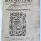 1581 ASTROLOGY & ASTRONOMY Ephemerides Johannes Stadius ANTIQUE 2 PIGSKIN VOLS