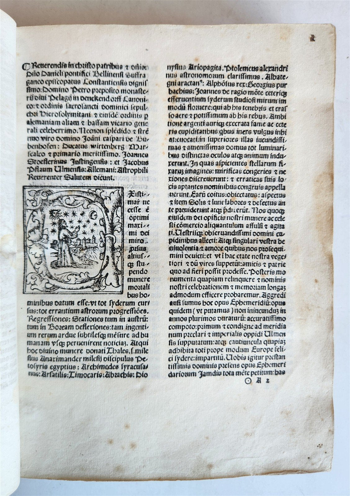 1521 Post-Incunabula ASTROLOGY & ASTRONOMY ALMANACH NOVA by J. Stoeffler ANTIQUE